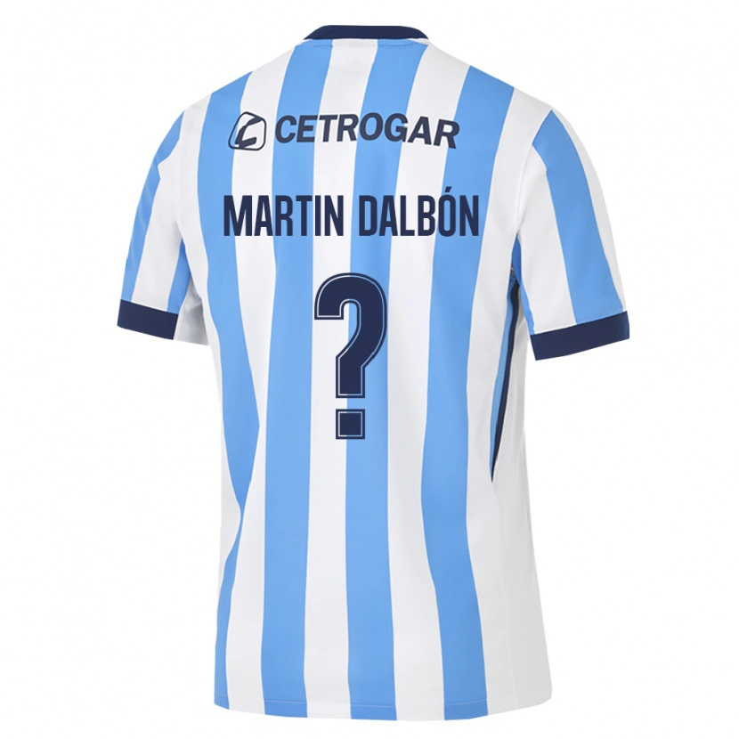 DanxenレディースJuan Martin Dalbón#0薄青白黒ホームシャツ2026/27ジャージーユニフォーム