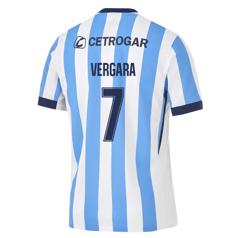 DanxenレディースDuván Vergara#7薄青白黒ホームシャツ2026/27ジャージーユニフォーム