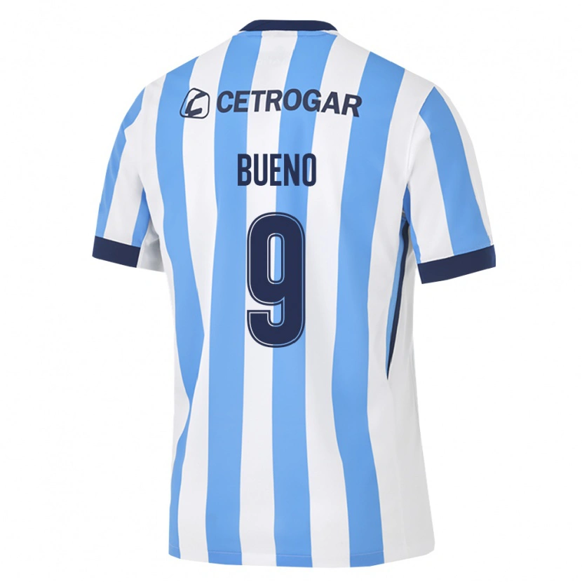 DanxenレディースRocío Bueno#9薄青白黒ホームシャツ2026/27ジャージーユニフォーム