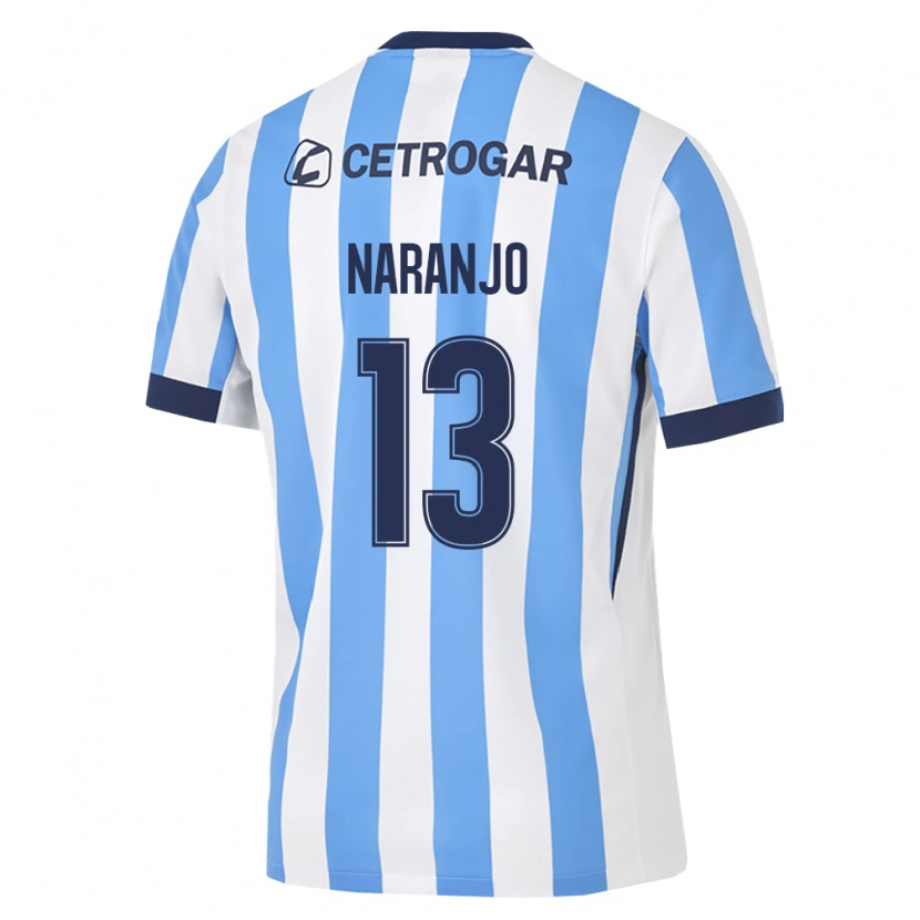 DanxenレディースLuciano Naranjo#13薄青白黒ホームシャツ2026/27ジャージーユニフォーム
