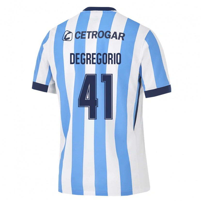 DanxenレディースRamiro Degregorio#41薄青白黒ホームシャツ2026/27ジャージーユニフォーム
