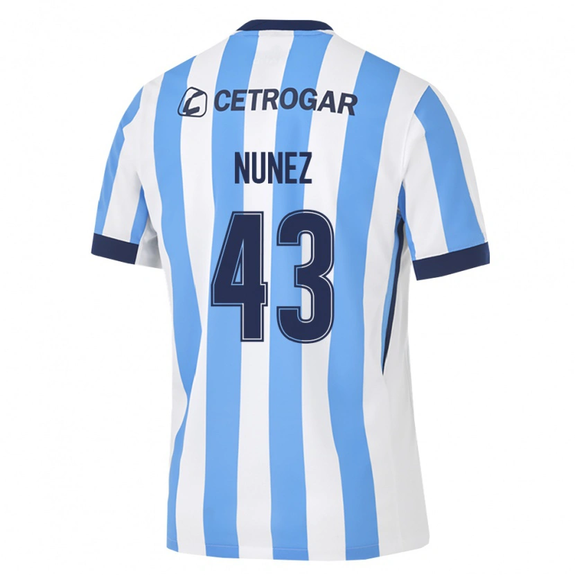 DanxenレディースLucas Nunez#43薄青白黒ホームシャツ2026/27ジャージーユニフォーム