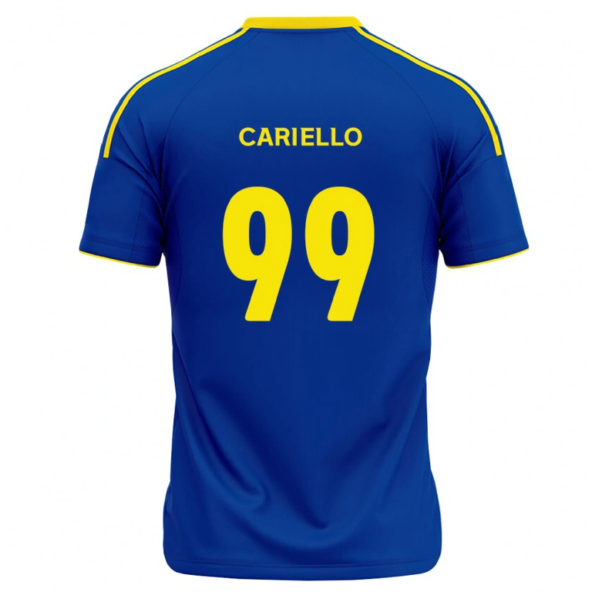 DanxenレディースYago Cariello#99ロイヤルブルー黄ホームシャツ2026/27ジャージーユニフォーム