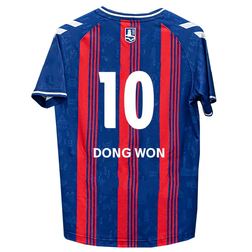 Danxenレディース池 東ウォン#10青赤白ホームシャツ2026/27ジャージーユニフォーム