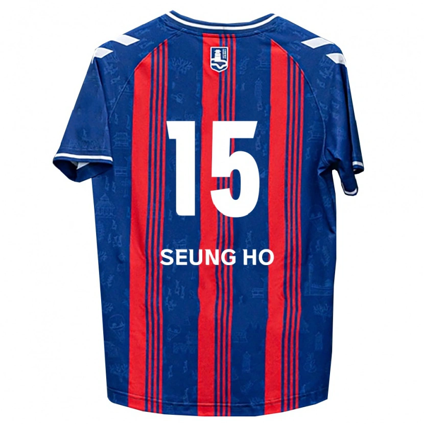 DanxenレディースSeung-Ho Cho#15青赤白ホームシャツ2026/27ジャージーユニフォーム