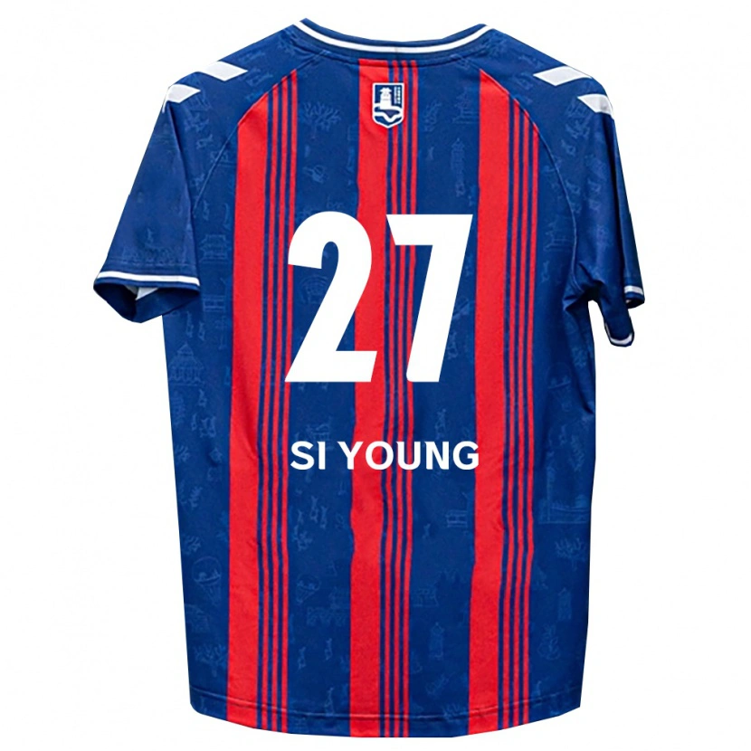 DanxenレディースSi-Young Lee#27青赤白ホームシャツ2026/27ジャージーユニフォーム