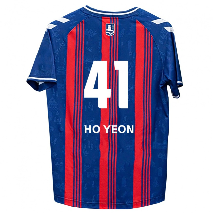 DanxenレディースHo-Yeon Joo#41青赤白ホームシャツ2026/27ジャージーユニフォーム