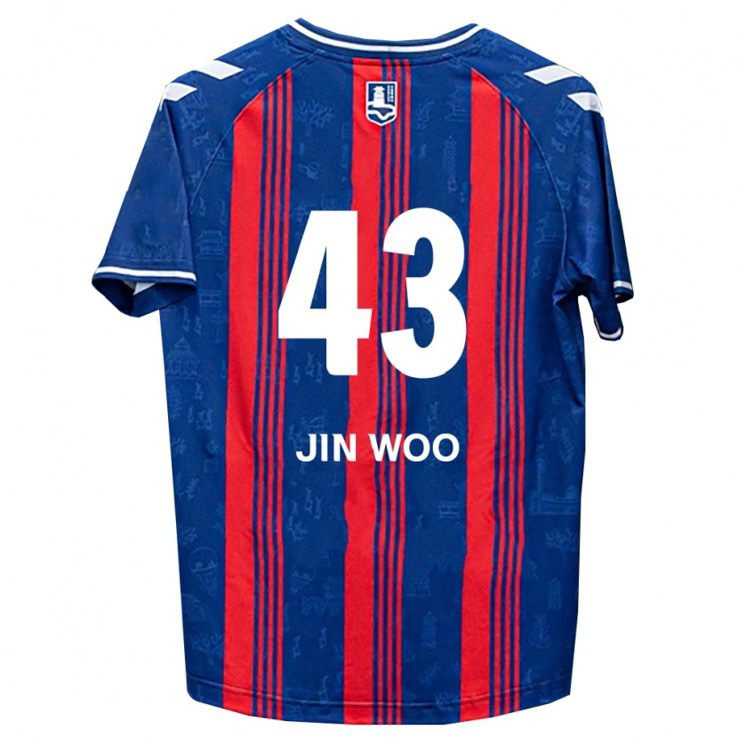 DanxenレディースJin-Woo Park#43青赤白ホームシャツ2026/27ジャージーユニフォーム
