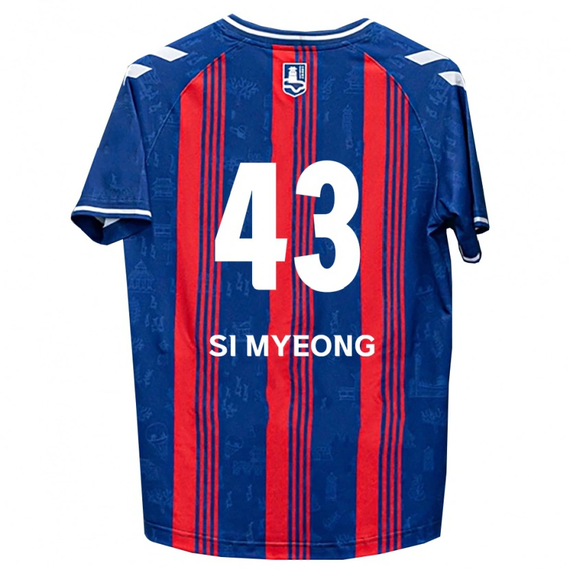 DanxenレディースSi-Myeong Lee#43青赤白ホームシャツ2026/27ジャージーユニフォーム