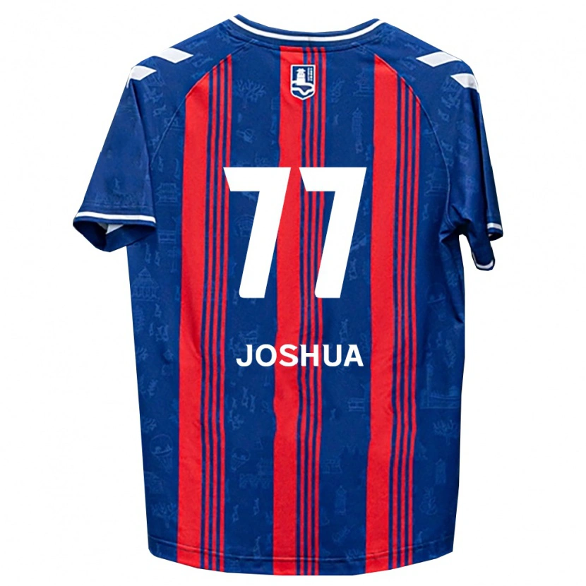DanxenレディースJoshua Eui-Jin Chung#77青赤白ホームシャツ2026/27ジャージーユニフォーム