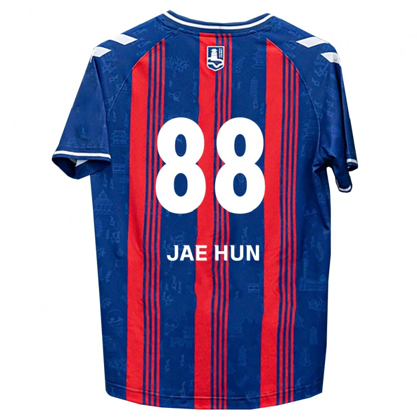 DanxenレディースJae-Hun Park#88青赤白ホームシャツ2026/27ジャージーユニフォーム