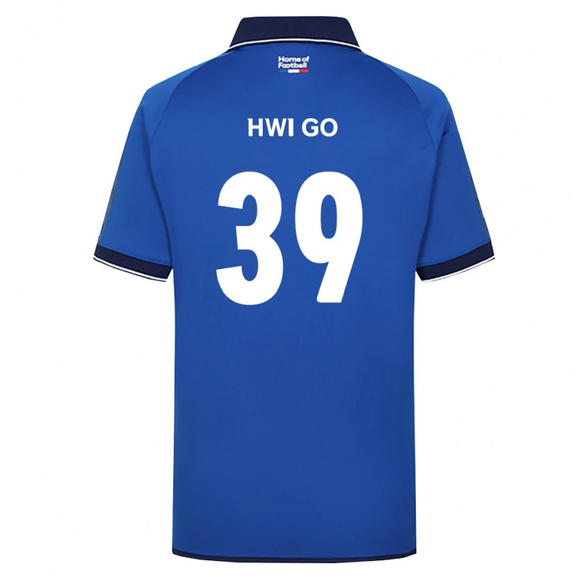 DanxenレディースHwi-Go Lee#39ロイヤルブルー白赤ホームシャツ2026/27ジャージーユニフォーム