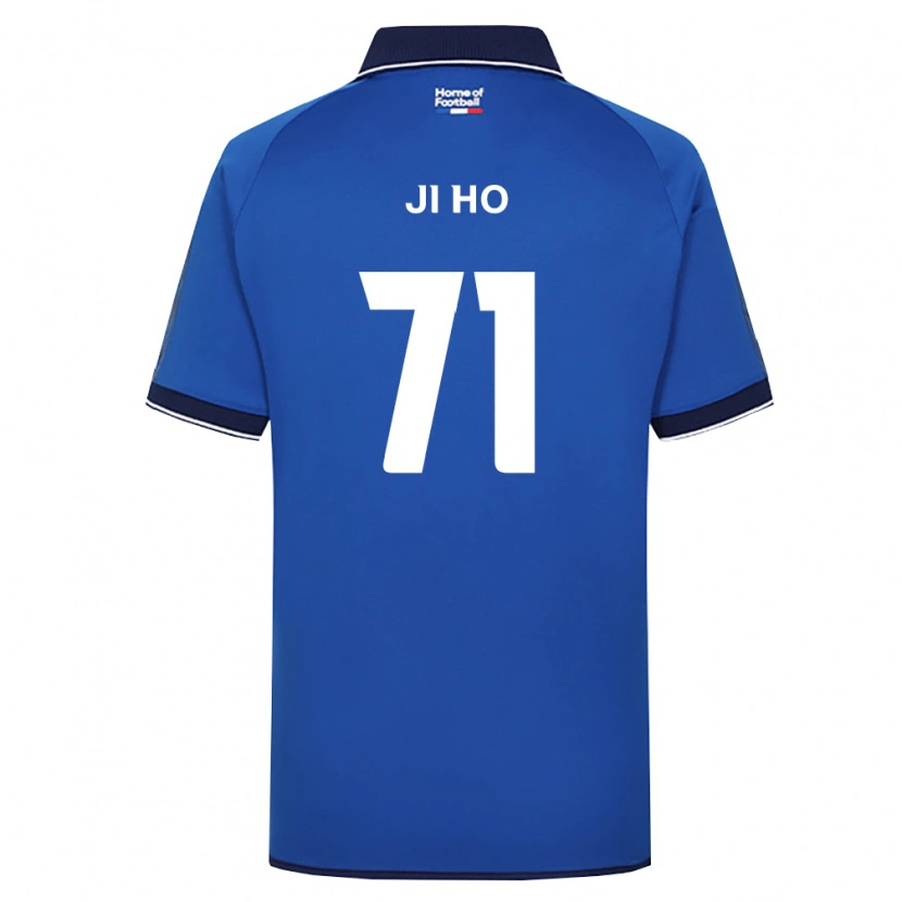 DanxenレディースJi-Ho Kim#71ロイヤルブルー白赤ホームシャツ2026/27ジャージーユニフォーム