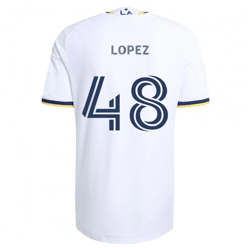 Danxenレディースディエゴ・ロペス・ロドリゲス#48青黄白ホームシャツ2026/27ジャージーユニフォーム