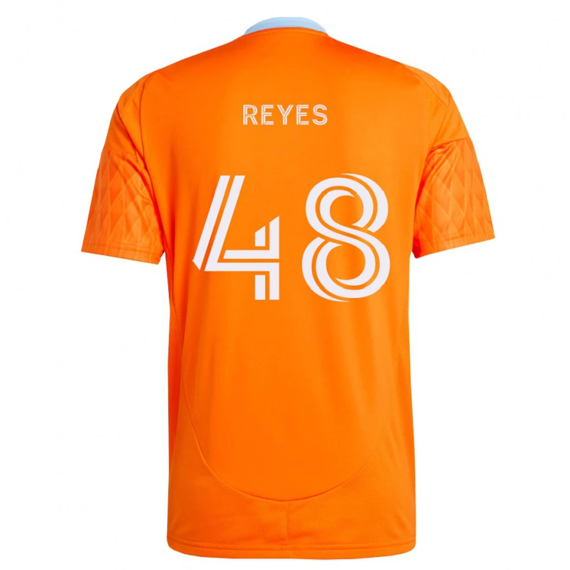 DanxenレディースDylan Reyes#48オレンジ白ホームシャツ2026/27ジャージーユニフォーム