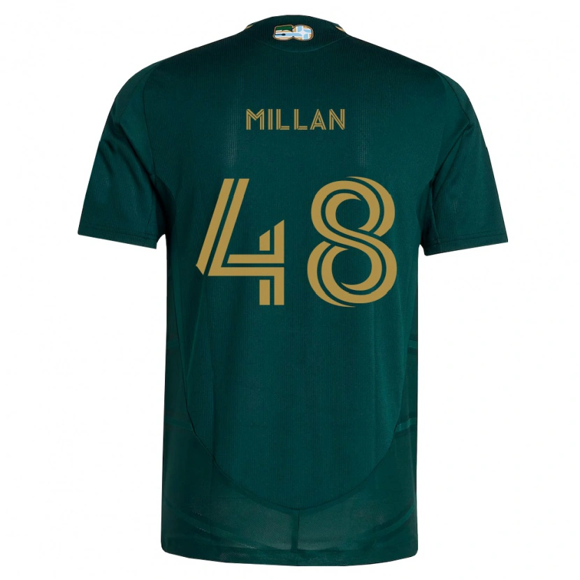 DanxenレディースMarco Millan#48濃緑茶ホームシャツ2026/27ジャージーユニフォーム
