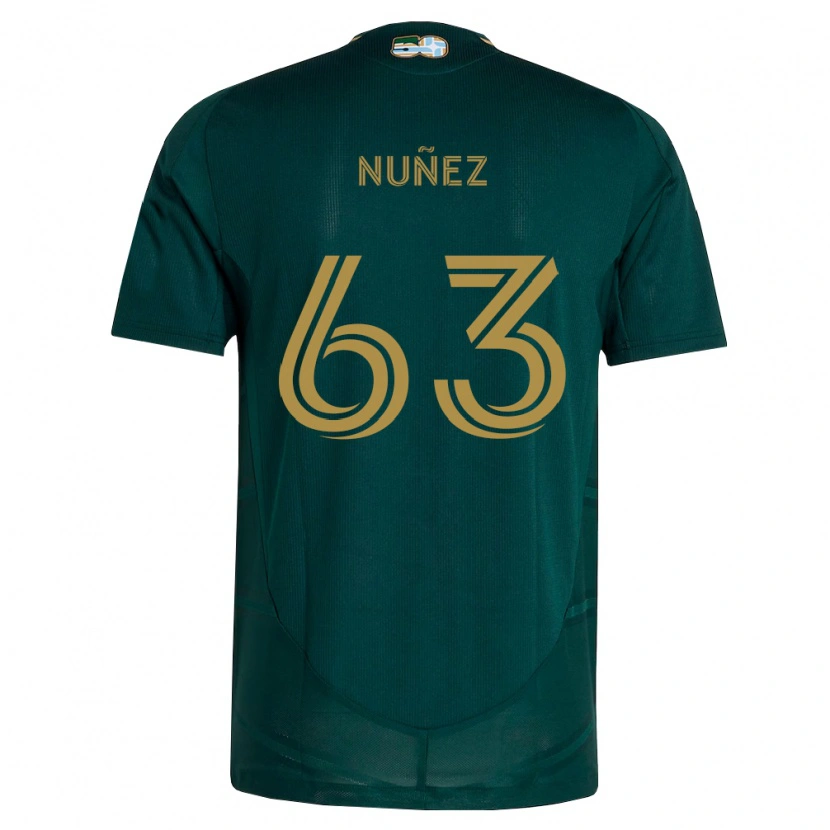 DanxenレディースDaniel Núñez#63濃緑茶ホームシャツ2026/27ジャージーユニフォーム