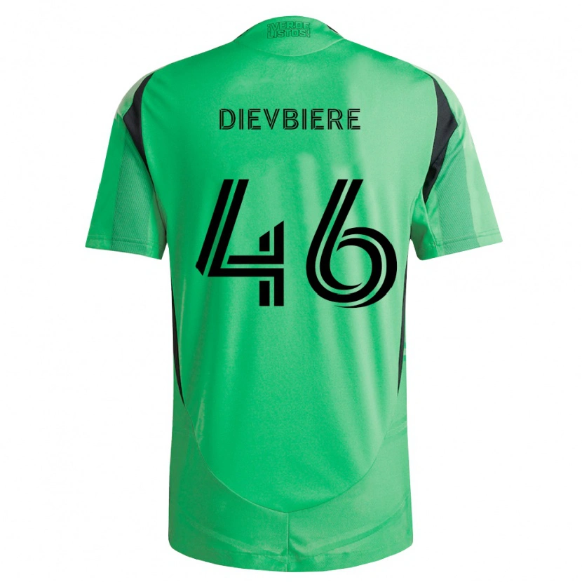 DanxenレディースVona Dievbiere#46エメラルド黒ホームシャツ2026/27ジャージーユニフォーム