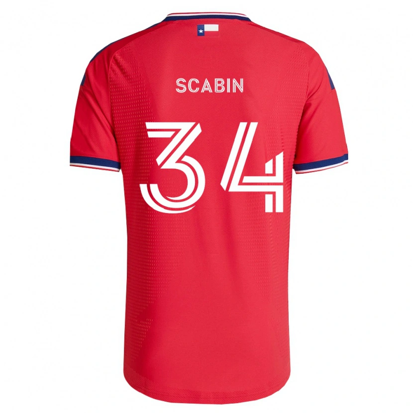 DanxenレディースKaka Scabin#34赤青白ホームシャツ2026/27ジャージーユニフォーム