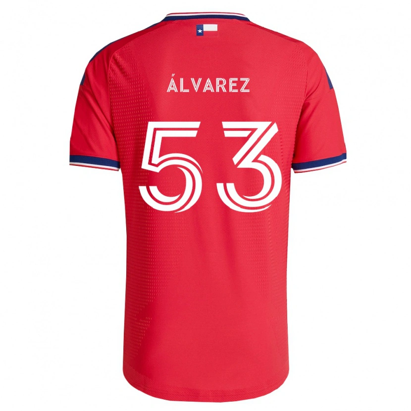 DanxenレディースGiomar Álvarez#53赤青白ホームシャツ2026/27ジャージーユニフォーム