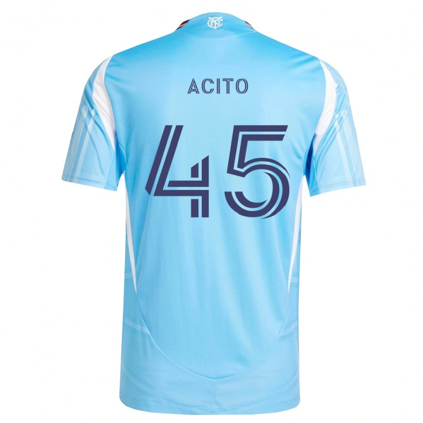 DanxenレディースKamran Acito#45空色白ホームシャツ2026/27ジャージーユニフォーム