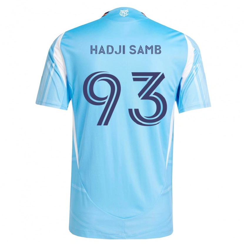 DanxenレディースEl Hadji Samb#93空色白ホームシャツ2026/27ジャージーユニフォーム