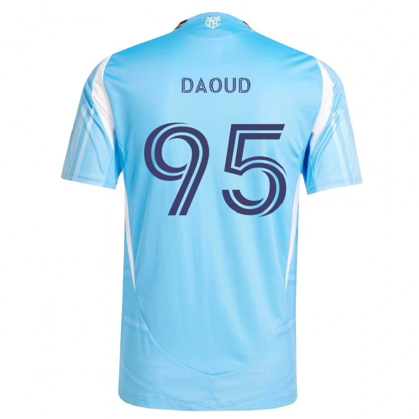 DanxenレディースRami Daoud#95空色白ホームシャツ2026/27ジャージーユニフォーム
