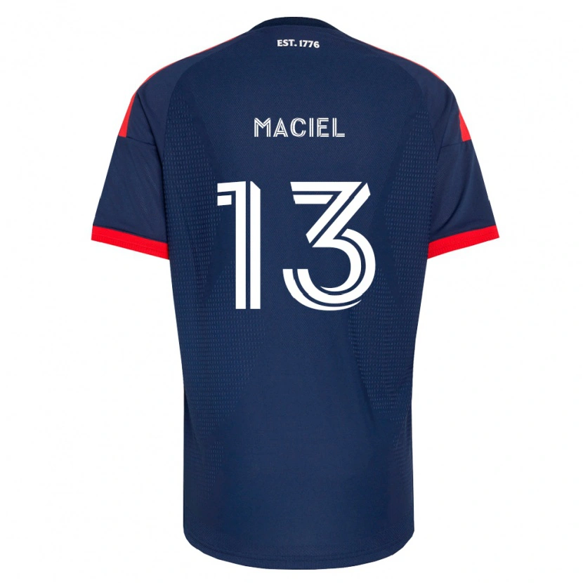 DanxenレディースMaciel#13ロイヤルブルー赤白ホームシャツ2026/27ジャージーユニフォーム