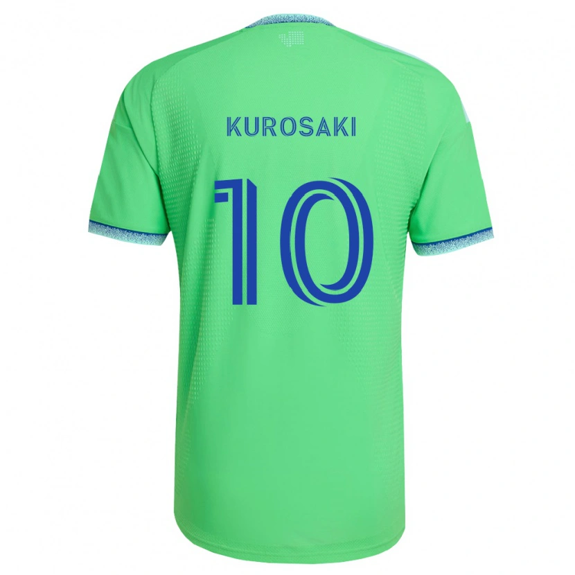 Danxenレディースユウカ・クロサキ#10緑薄青ホームシャツ2026/27ジャージーユニフォーム