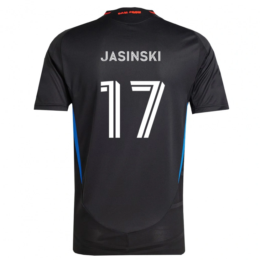 Danxenレディースジャック・ヤシンスキ#17青白黒ホームシャツ2026/27ジャージーユニフォーム