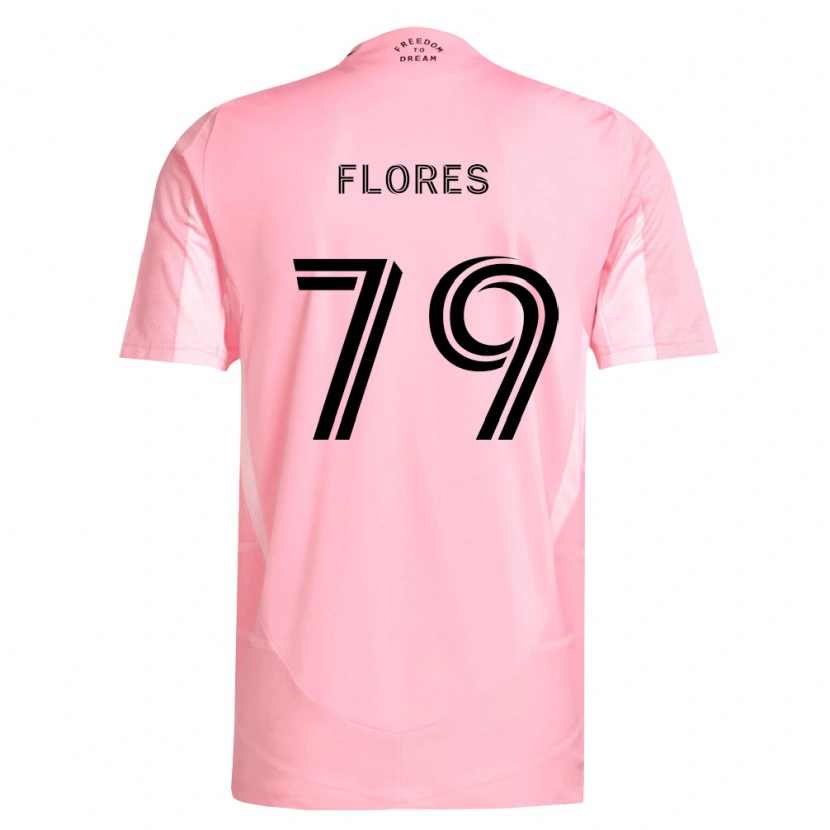 DanxenレディースAlejandro Flores#79ピンク黒ホームシャツ2026/27ジャージーユニフォーム