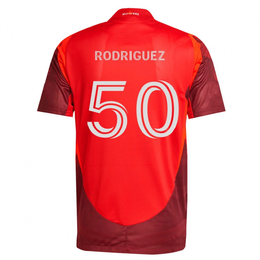 DanxenレディースAbraham Rodriguez#50バーガンディ赤ホームシャツ2026/27ジャージーユニフォーム