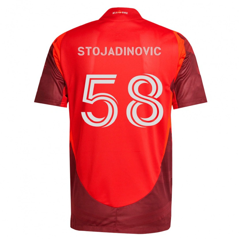 DanxenレディースMarko Stojadinovic#58バーガンディ赤ホームシャツ2026/27ジャージーユニフォーム