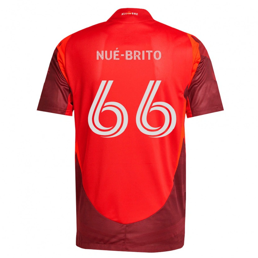 DanxenレディースDiego Nué-Brito#66バーガンディ赤ホームシャツ2026/27ジャージーユニフォーム