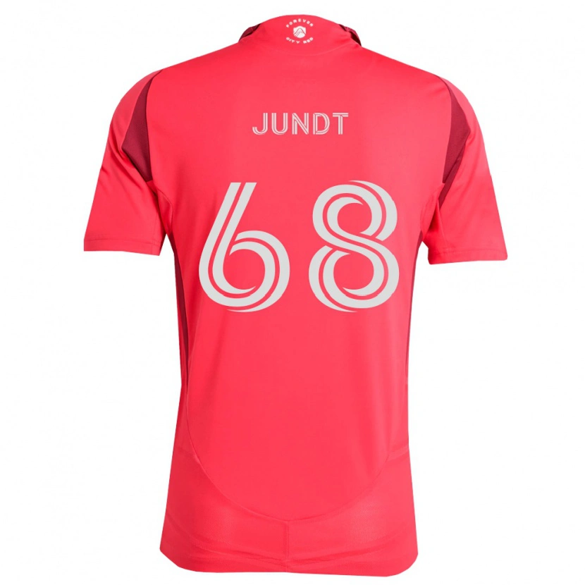 DanxenレディースAlexander Jundt#68マゼンタ白ホームシャツ2026/27ジャージーユニフォーム
