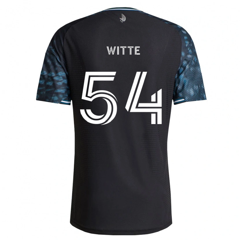 DanxenレディースAlex Witte#54黒白ホームシャツ2026/27ジャージーユニフォーム