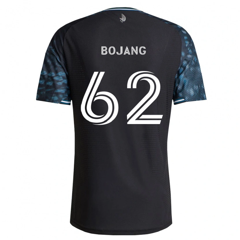 DanxenレディースMohammad Bojang#62黒白ホームシャツ2026/27ジャージーユニフォーム