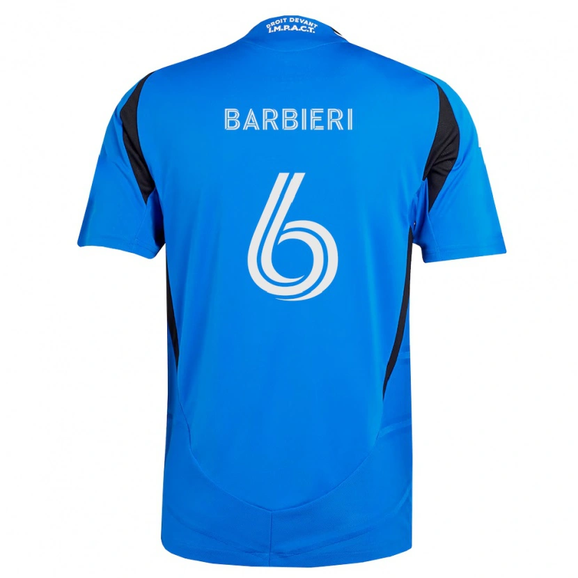 DanxenレディースJuliano Barbieri#6青白黒ホームシャツ2026/27ジャージーユニフォーム