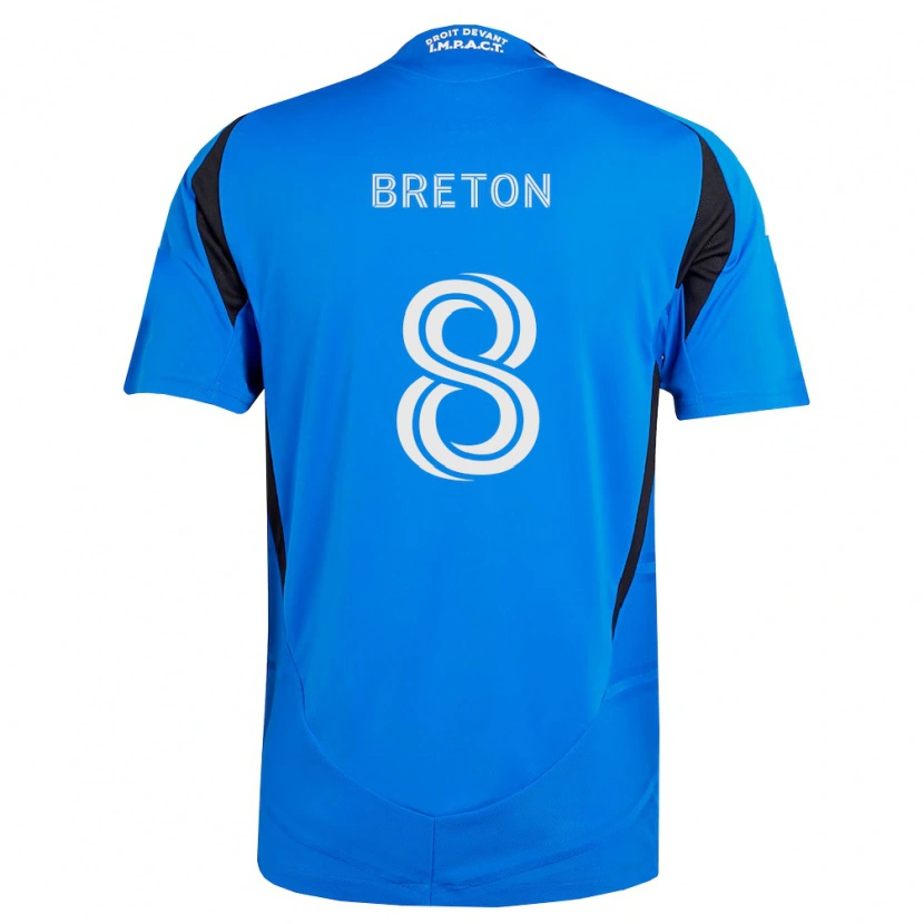 DanxenレディースEloi Breton#8青白黒ホームシャツ2026/27ジャージーユニフォーム
