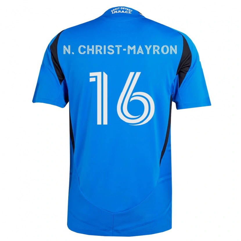 DanxenレディースBrou Aya N\'Ta Christ-Mayron#16青白黒ホームシャツ2026/27ジャージーユニフォーム
