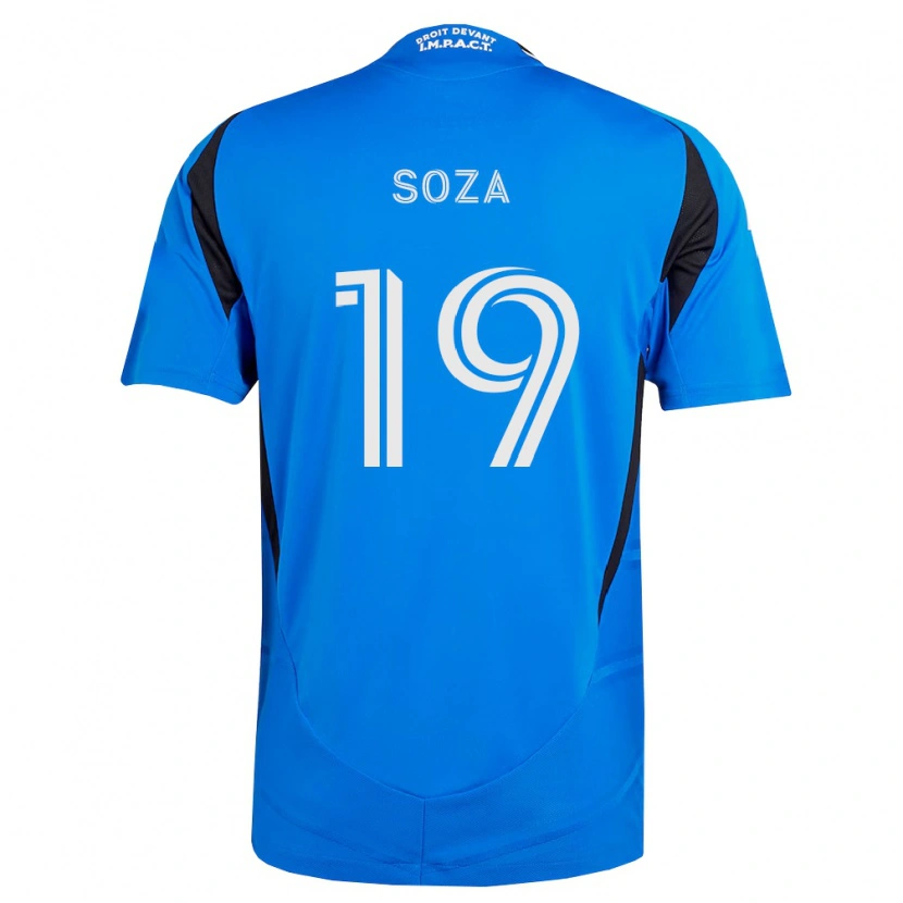 DanxenレディースJoel Soza#19青白黒ホームシャツ2026/27ジャージーユニフォーム