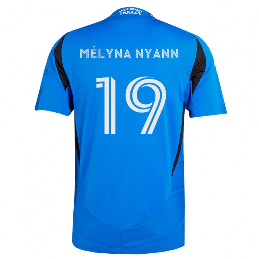 DanxenレディースAlexis Mélyna Nyann#19青白黒ホームシャツ2026/27ジャージーユニフォーム