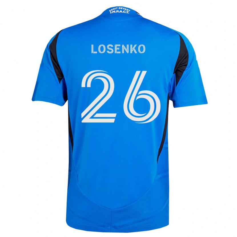DanxenレディースIvan Losenko#26青白黒ホームシャツ2026/27ジャージーユニフォーム
