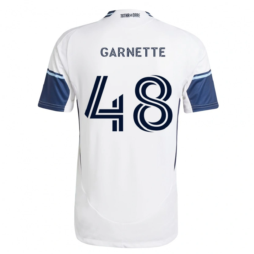 DanxenレディースMicaah Garnette#48白ロイヤルブルーホームシャツ2026/27ジャージーユニフォーム