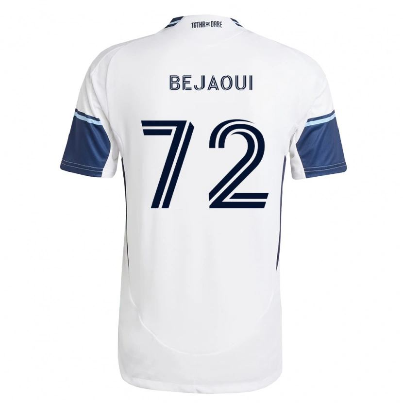 DanxenレディースAiden Bejaoui#72白ロイヤルブルーホームシャツ2026/27ジャージーユニフォーム