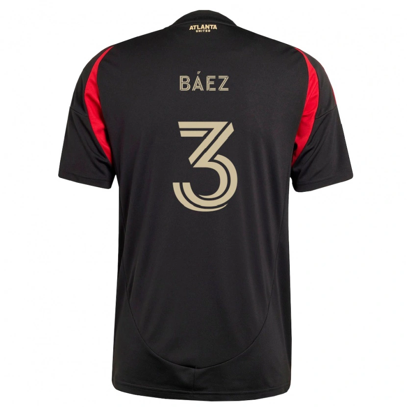 Danxenレディースエリアス・バエズ#3黒赤ホームシャツ2026/27ジャージーユニフォーム