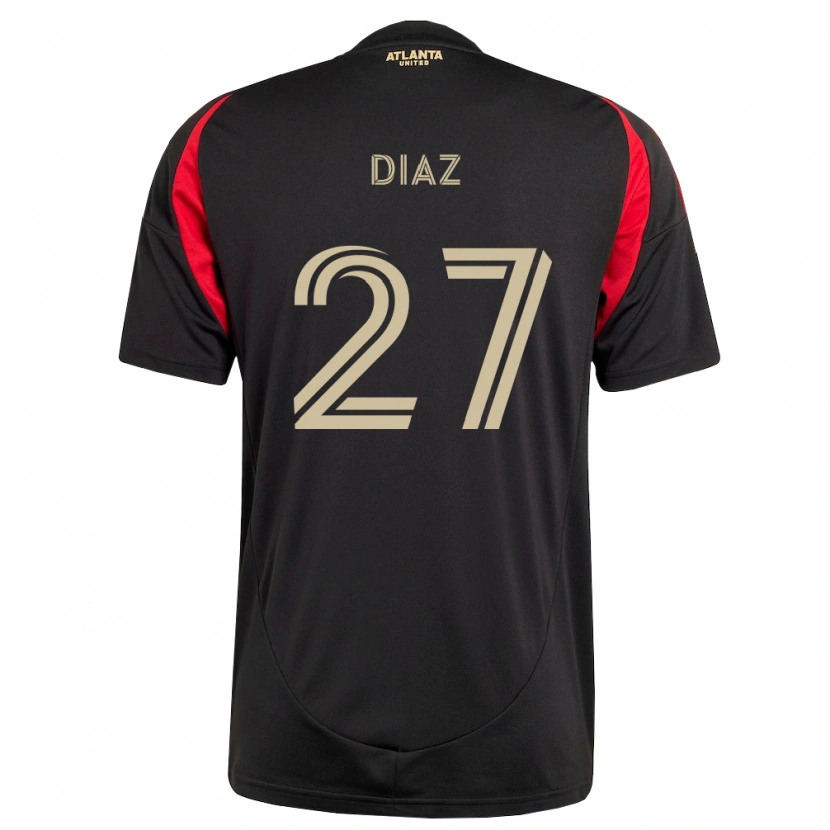 Danxenレディースパウロ・ディアス#27黒赤ホームシャツ2026/27ジャージーユニフォーム
