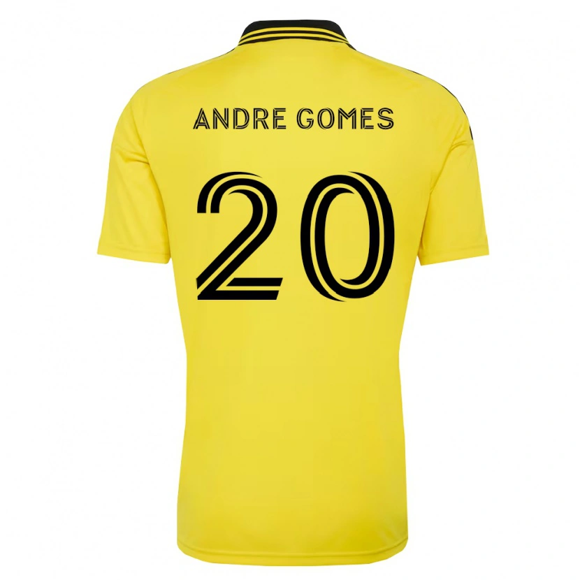 Danxenレディースアンドレ・ゴメス#20黄黒ホームシャツ2026/27ジャージーユニフォーム