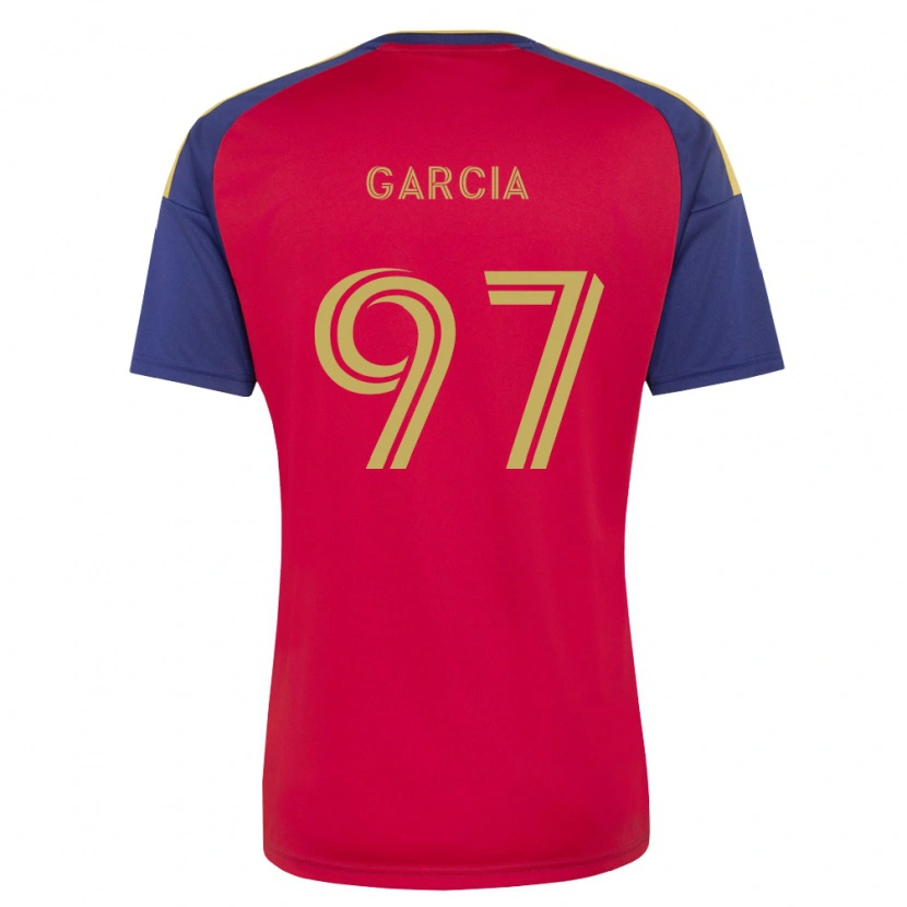 DanxenレディースGilberto Garcia#97ロイヤルブルー茶赤ホームシャツ2026/27ジャージーユニフォーム