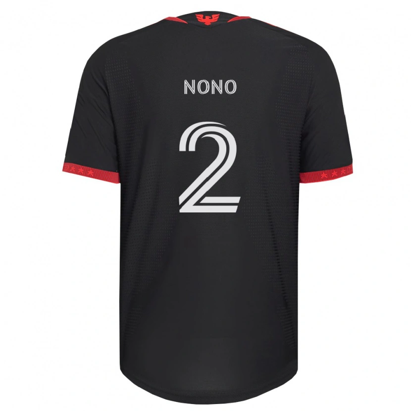 Danxenレディース濃野公人#2黒白赤ホームシャツ2026/27ジャージーユニフォーム